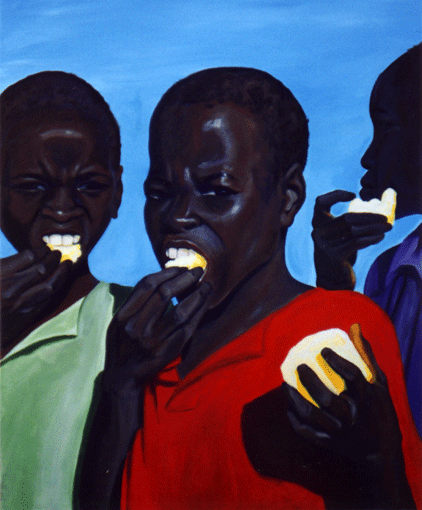 Brotesser, acrylic on canvas, 1997