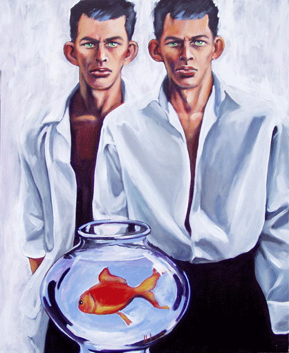 Reine Nervernsache, acrylic on canvas, 2003